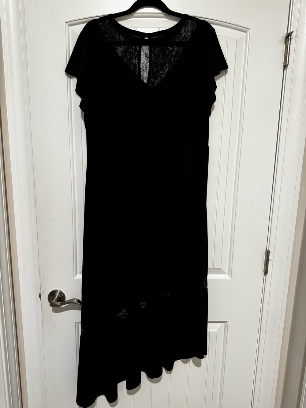 Torrid asymmetrical Black dress with lace - Picture 2 of 3